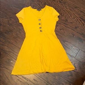Yellow Derek heart dress